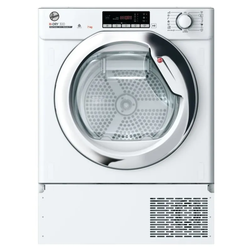 Hoover Batd H7A2TCE-80 7kg Fully Integrated Heat Pump Condenser Tumble Dryer