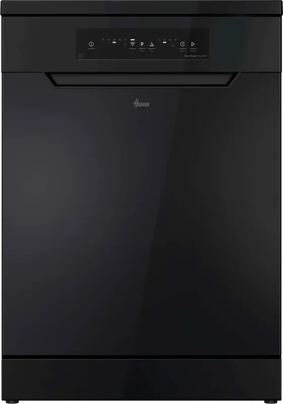 Hoover H-Dish 300 HF3C7L0B Wifi Connected Full Size Dishwasher - Black - C Rated, Black