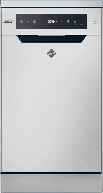 Hoover H-Dish 500 HF0C3SB0FX-80 Wifi Connected Slimline Dishwasher - Stainless Steel - C Rated, Stainless Steel