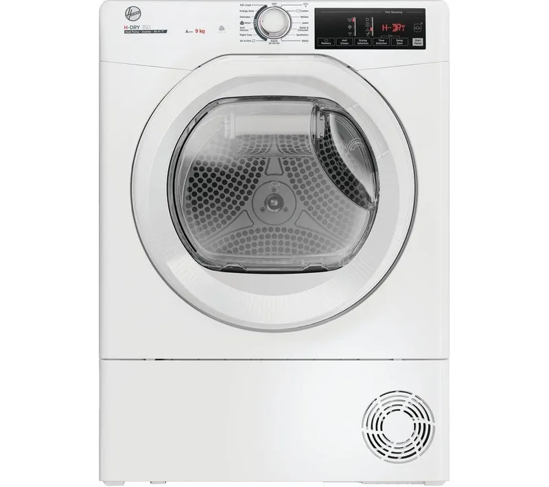 Hoover H-Dry 350 Hre H9A3TE-80/N WiFi-enabled 9 kg Heat Pump Tumble Dryer - White