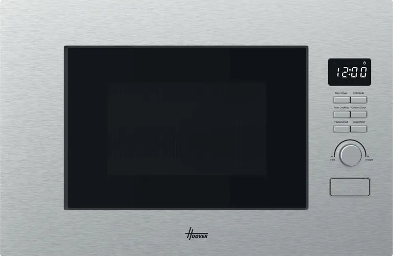 Hoover H-Microwave 300 HO38FL7NWBXUK 20 Litre 39cm High, Built In Small Microwave With Grill - Stainless Steel