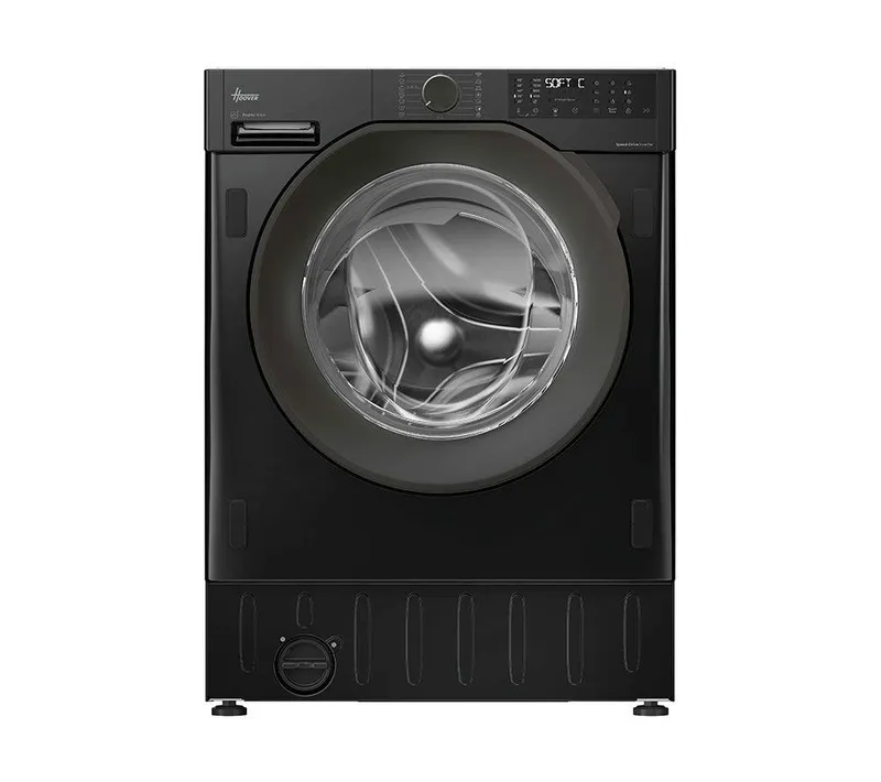 Hoover H-Wash 400 BH4S69M6DR9BJ-80 Integrated WiFi-enabled 9 kg 1600 Spin Washing Machine, Black