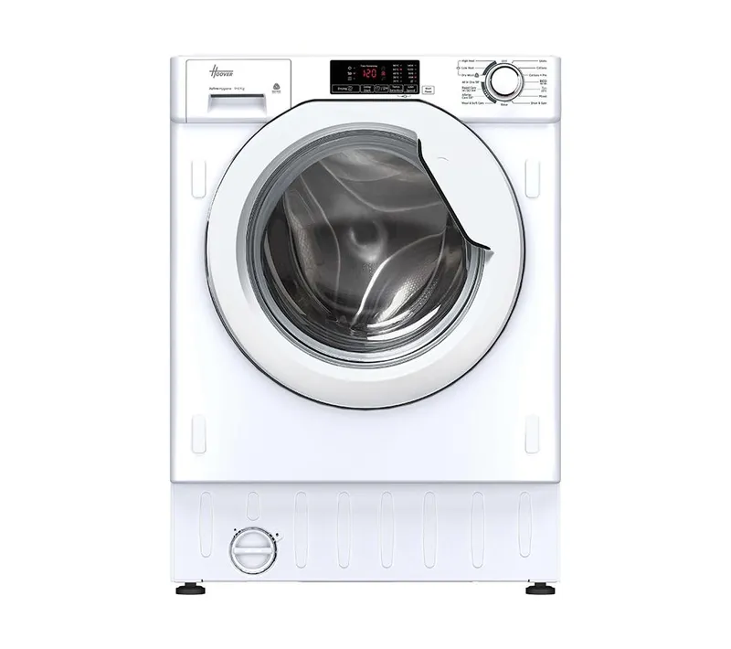 Hoover H-Wash & Dry 300 Hbd 485D14/1-80 Integrated 8 kg Washer Dryer, White