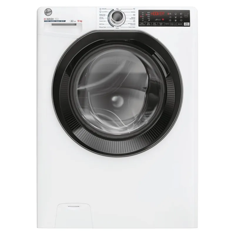 Hoover H3WPS496TAMB H Wash 350 9kg 1400 Spin Washing Machine in White