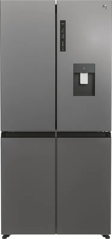 Hoover HHCR3818EWPL Total No Frost Multi-door American Fridge Freezer - Inox - E Rated, Stainless Steel