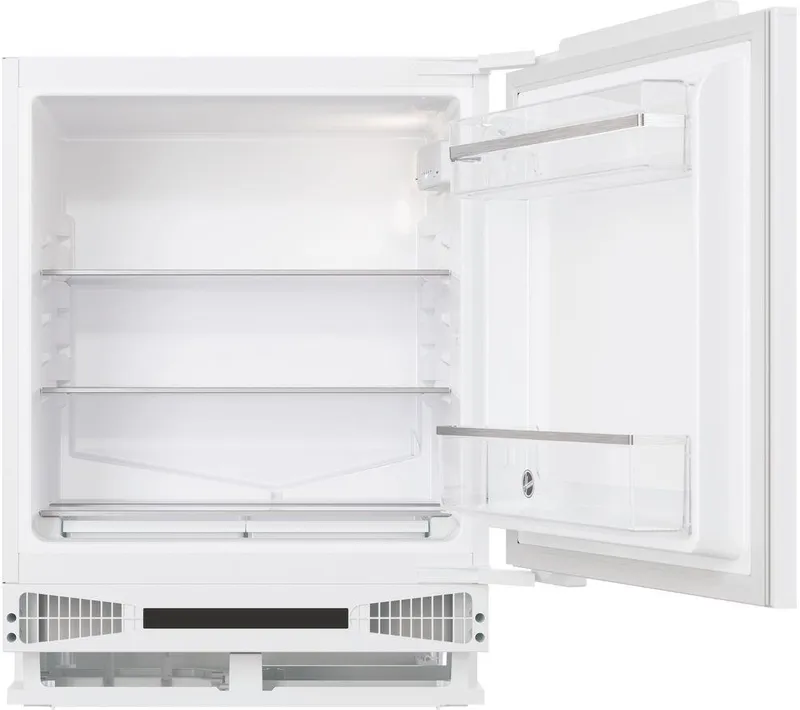 Hoover HOMLSE68EWKP Integrated Undercounter Fridge - Fixed Hinge, White
