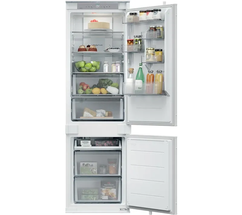 Hoover HONBQT3518EK Integrated Smart 70/30 Fridge Freezer - Sliding Hinge, White