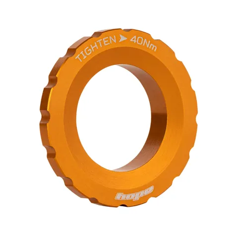 Hope Centre Lock Disc Lockring - External - Orange