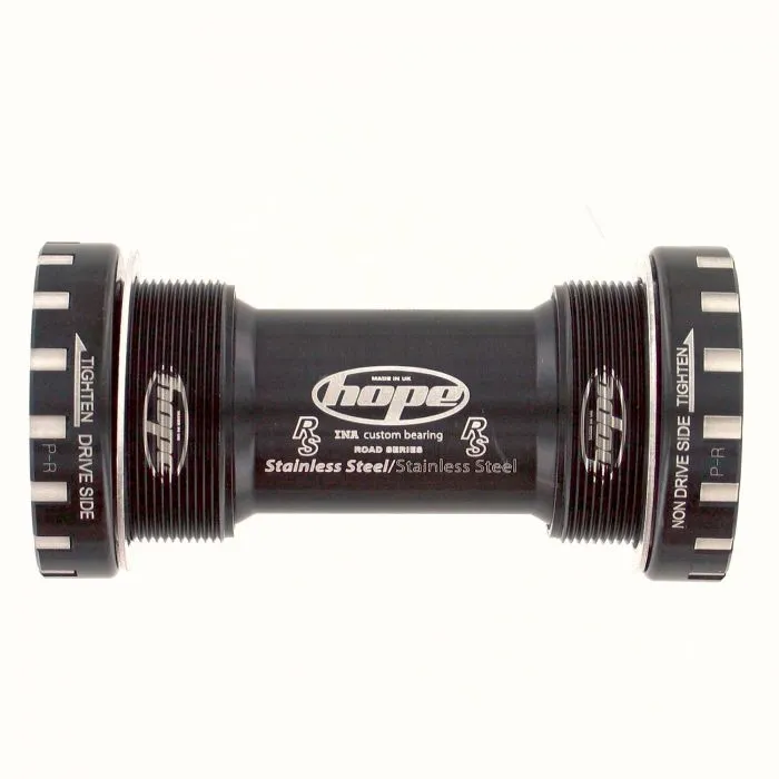 Hope Stainless Road Bottom Bracket Cups - 68mm Black