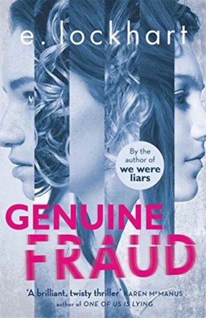 E. Lockhart Genuine Fraud Paperback Book Multicolor