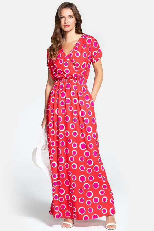 Hot Squash Women's Maxi Dress in Red Size: 8 - Red