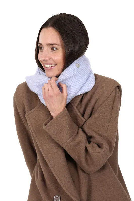 Hot Squash Women's Ribbed Snood in Lilac Lilac One Size female
