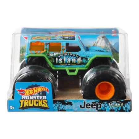 Hot Wheels Monster Trucks Jeep Island Tours - GTJ44