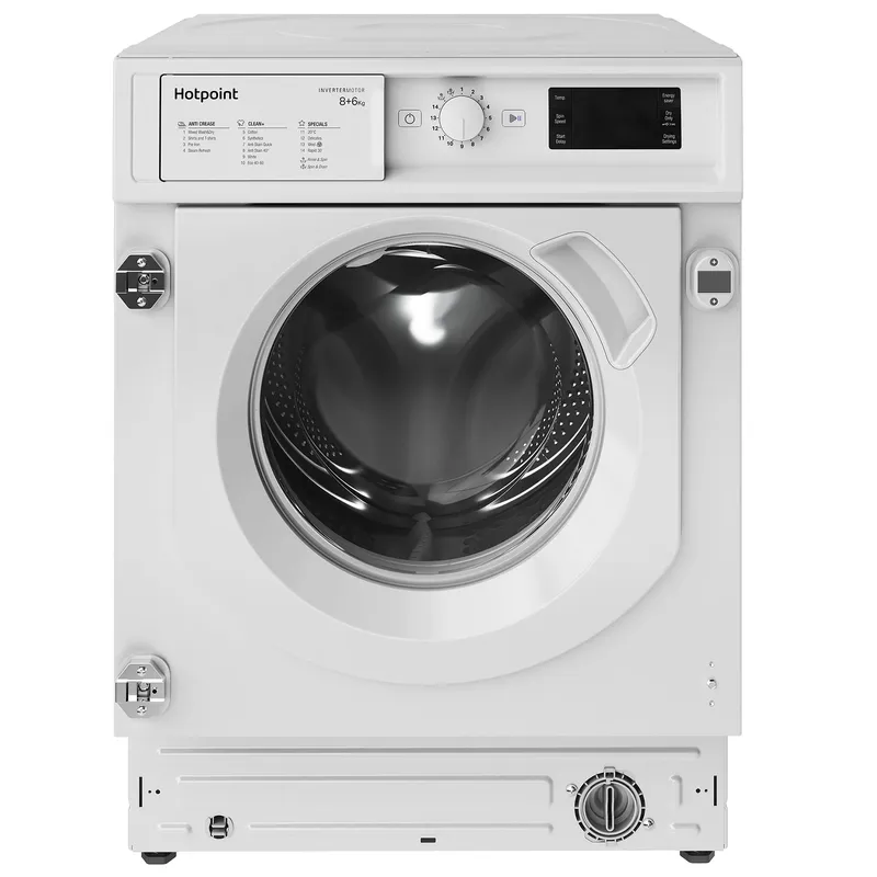 Hotpoint BIWDHG861485 Integrated Washer Dryer 1400 Spin 8kg 6kg D Rate