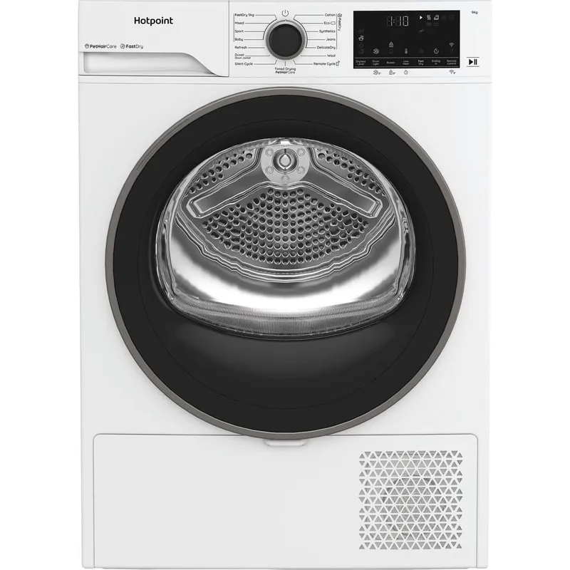 Hotpoint C HD 94M Wbs UK - White 9KG Tumble Dryer - Heat Pump White