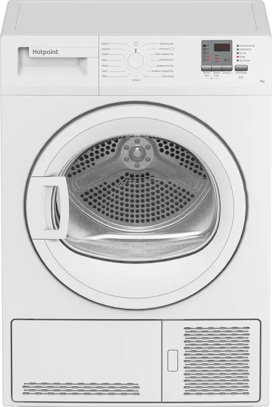 Hotpoint C HD C82 Wwgd UK 8Kg Condenser Tumble Dryer - White - B Rated, White