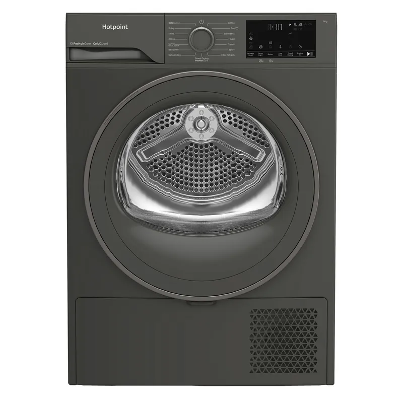 Hotpoint CHD93MGGUK 9kg Heat Pump Condenser Dryer in Manhattan Grey A