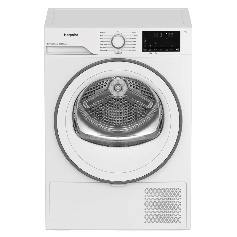 Hotpoint CHSD82MWWUK 8kg Heat Pump Condenser Dryer in White A Rated Pe