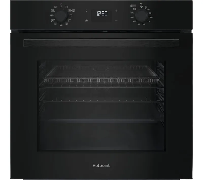 Hotpoint Class 2 Multiflow HO 458CF B UK Electric Oven - Black