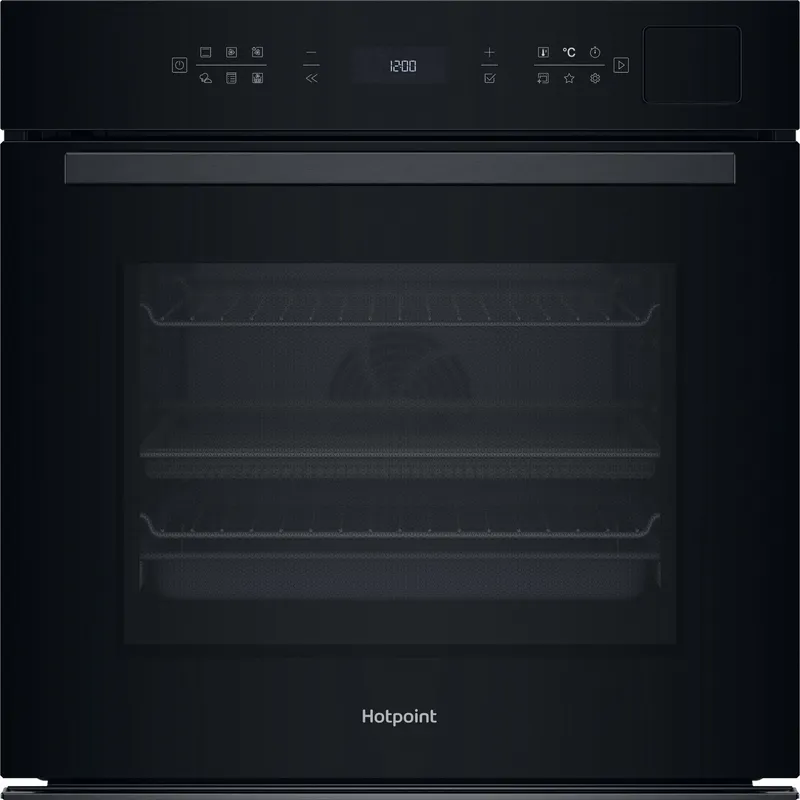 Hotpoint Class 6 HOI6A8PT1SBUK Built In Electric Single Oven with Pyrolytic Cleaning - Black - A+ Rated, Black