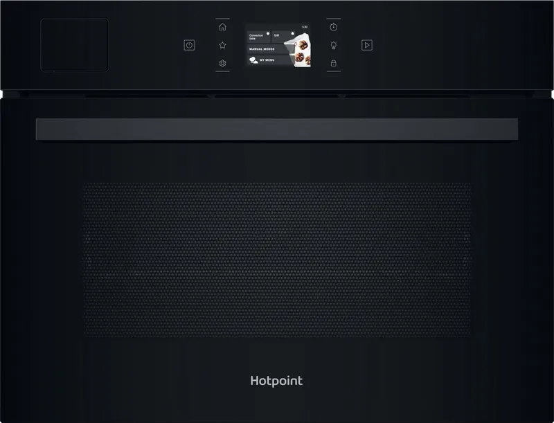 Hotpoint Class 9 HCS9A9PHTSBA Built In Compact Electric Single Oven - Black - A+ Rated, Black