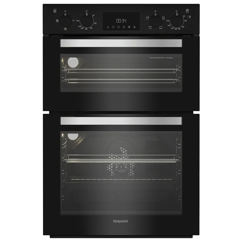 Hotpoint DIH10DB Built In Electric Double Oven in Black