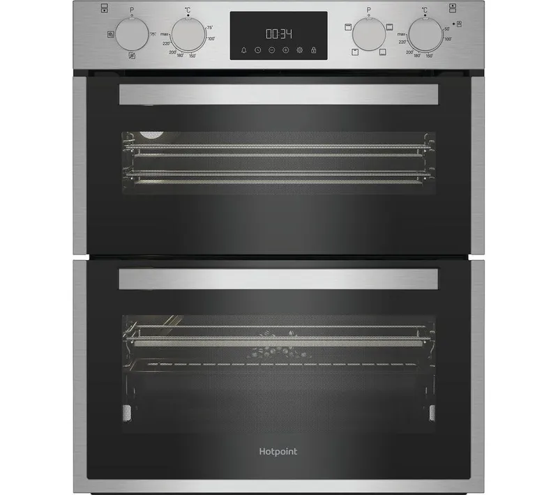 Hotpoint Duh 12D1 IX Electric Built-under Double Oven - Stainless Steel