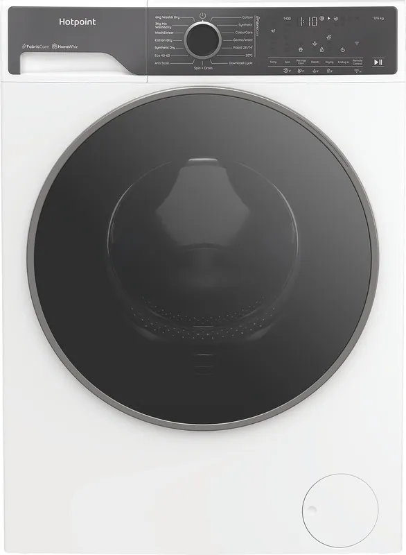 Hotpoint Fabric Care Pro Hpd 9693 Care UK 9Kg/6Kg Washer Dryer with 1400 rpm - White - C Rated [Wash&Dry], A Rated [Wash Only], White