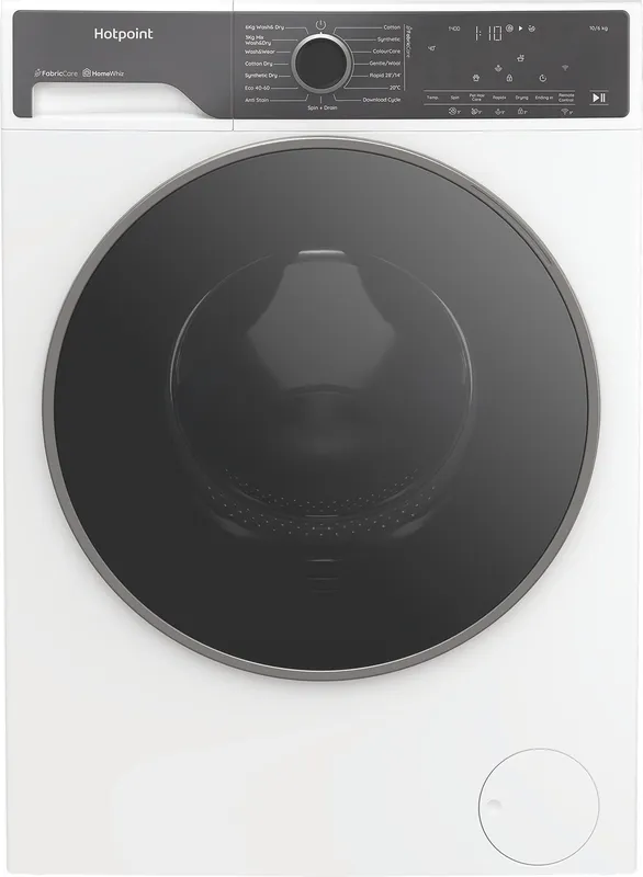 Hotpoint FS Washer Dryer Hpd 1093 Care UK 10Kg/6Kg Washer Dryer with 1400 rpm - White - C Rated [Wash&Dry], A Rated [Wash Only], White