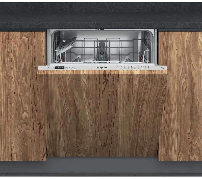 Hotpoint H2I HD526 UK Full-size Fully Integrated Dishwasher - Silver/Grey