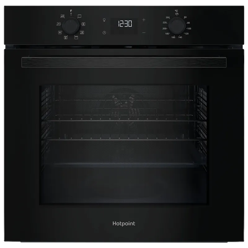 Hotpoint HO455CB Built In Electric Single Oven in Black 71L
