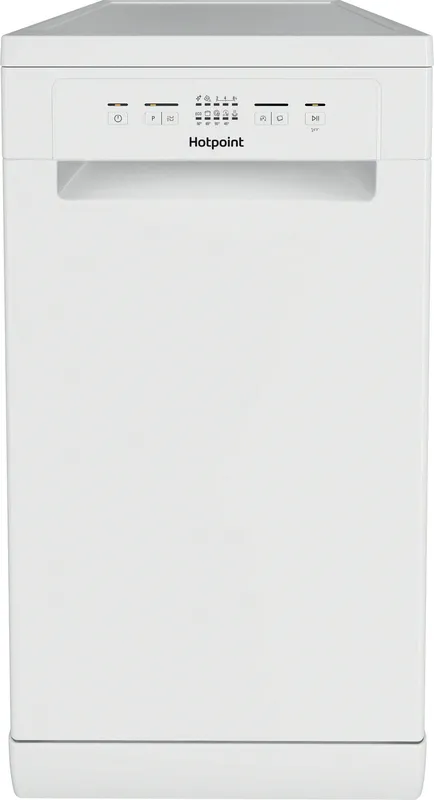 Hotpoint HP2FE10CS90WUK Slimline Dishwasher - White - E Rated, White