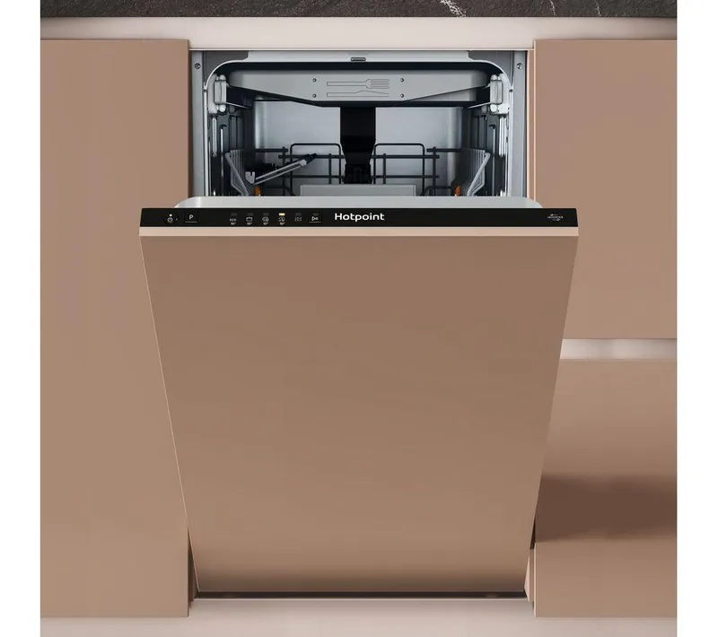 Hotpoint HP4ID11CS80UK Slimline Fully Integrated Dishwasher, Black