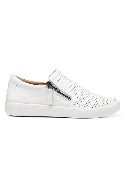 Hotter Women's 'Daisy' Deck Shoes in White Size: 5.5 - White - Size: 5.5