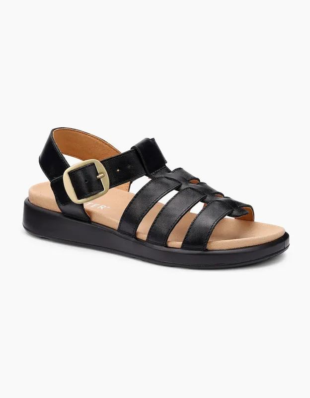 Hotter Women's Alanya Womens Sandals - Black - Size: 8