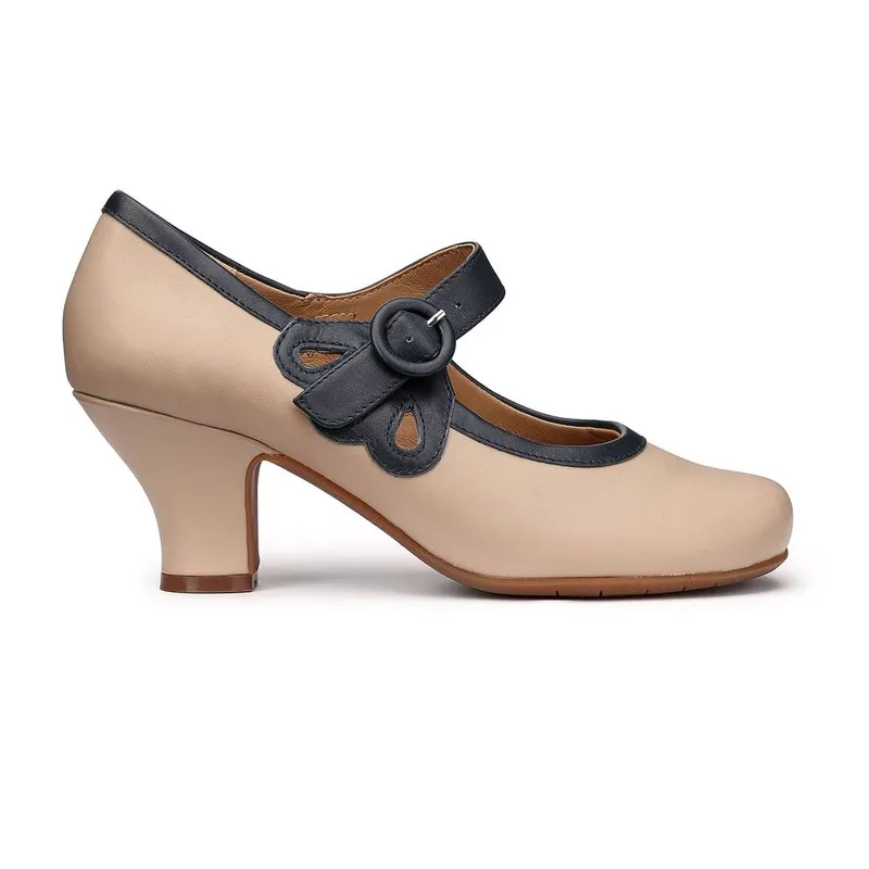 Hotter Women's 'Broadway' Vintage Heels in Beige Size: 8 Beige 8