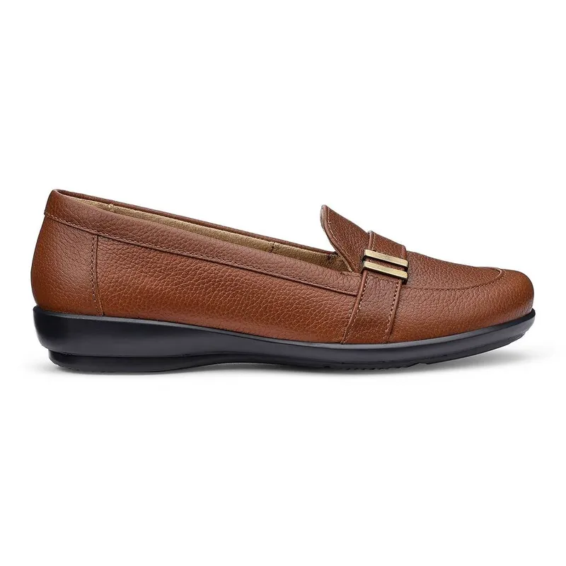 Hotter Women's Clay Womens Loafers - Brown - Size: 8