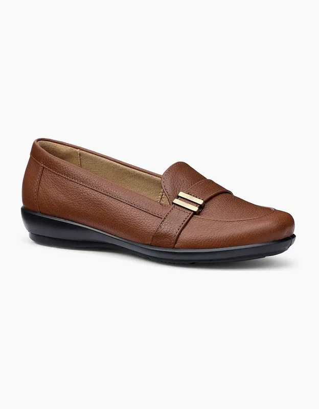 Hotter Women's Clay Womens Loafers - Brown - Size: 4