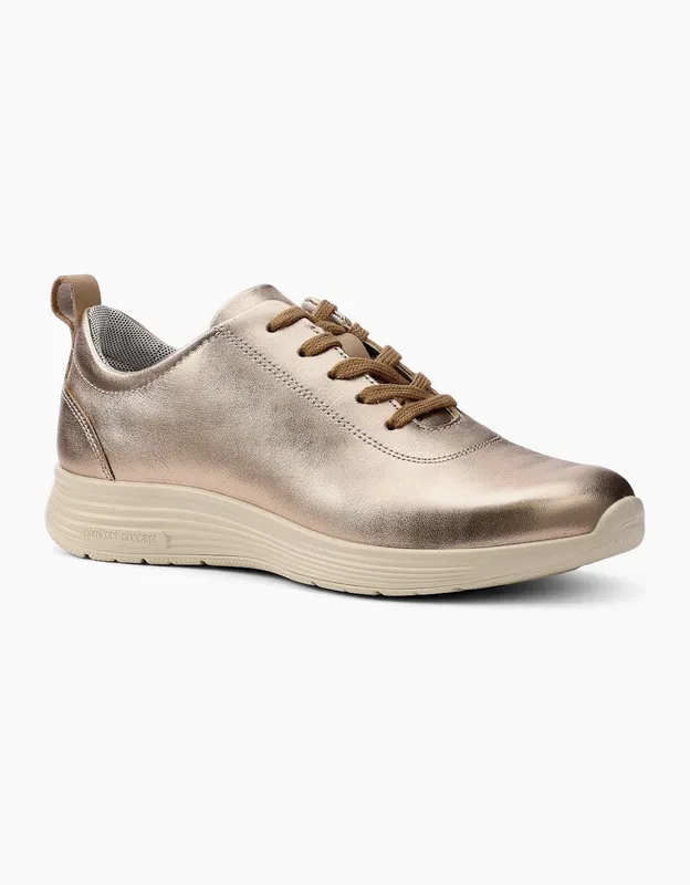 Hotter Women's Cosmos Womens Trainers - Gold - Size: 5.5