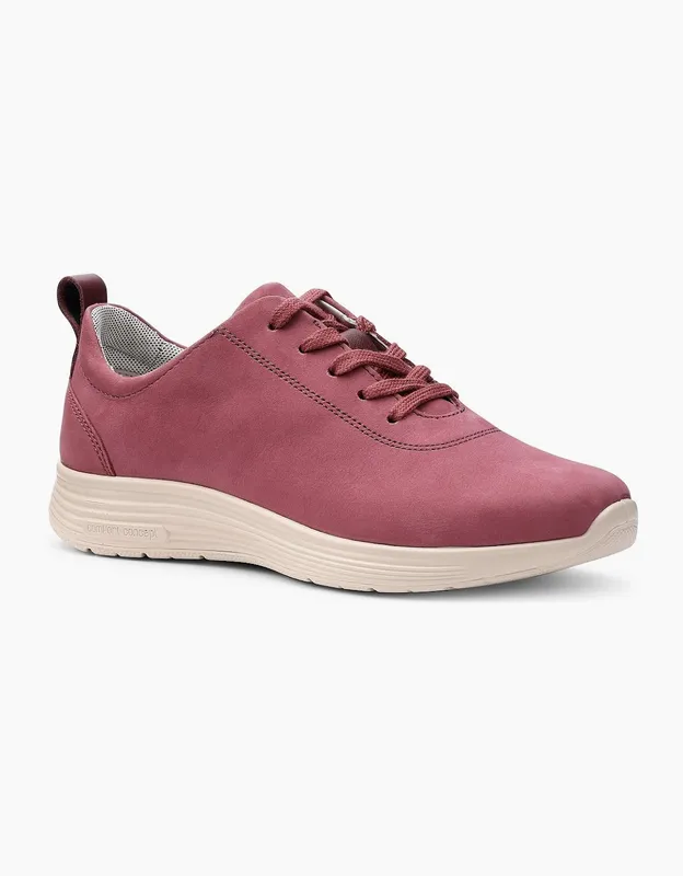 Hotter Women's Cosmos Womens Trainers - Red - Size: 5