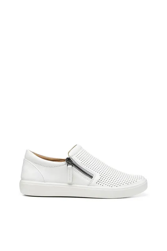 Hotter Women's 'Daisy' Deck Shoes in White Size: 6 White 6