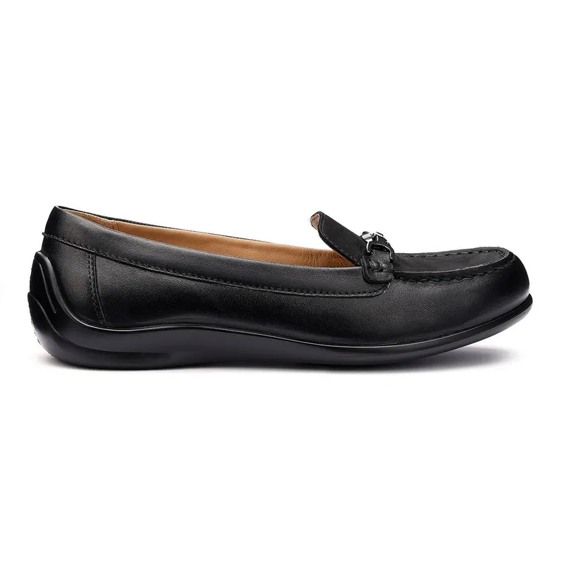 Hotter Women's 'Dover' Loafers in Black Size: 6 - Black