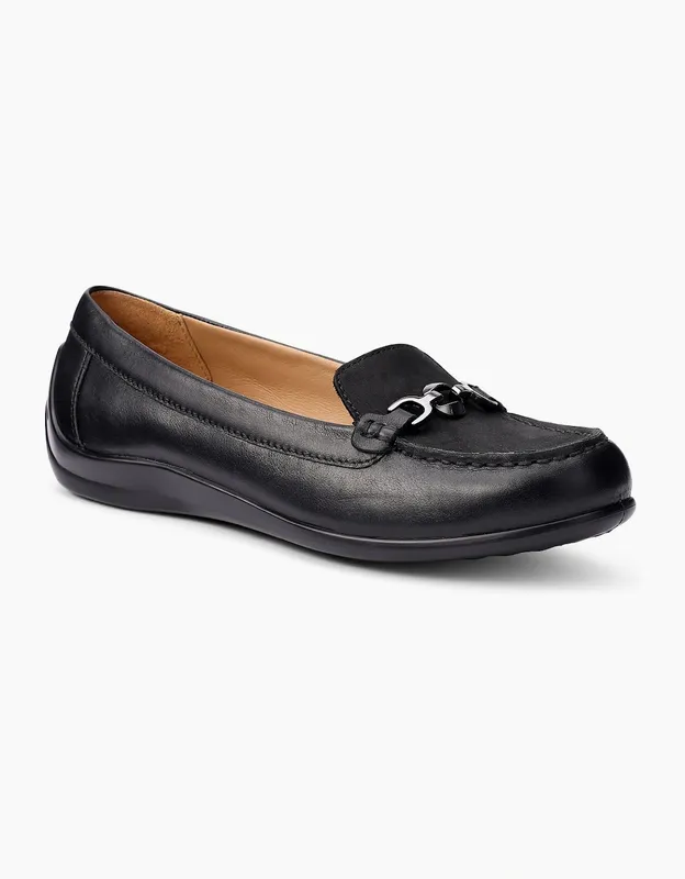 Hotter Women's Dover Womens Loafers - Black - Size: 3