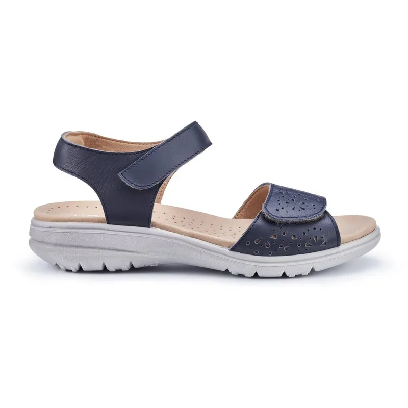 Hotter Women's Leah II Womens Sandals - Navy - Size: 6