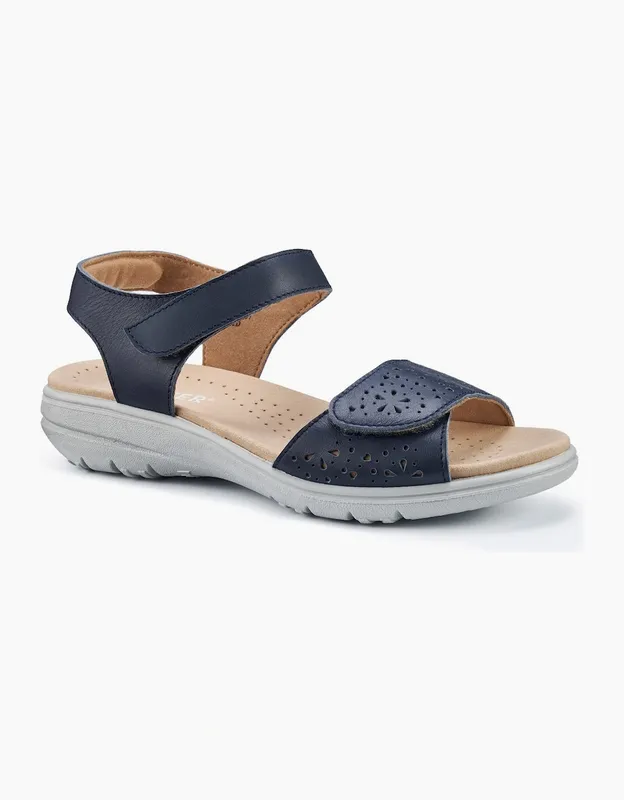 Hotter Women's Leah II Womens Sandals - Navy - Size: 3