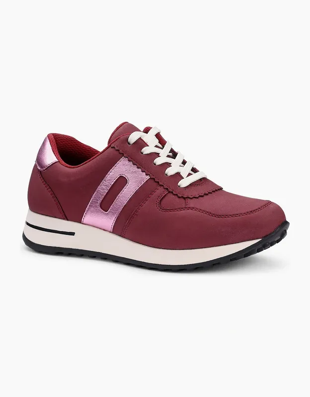 Hotter Women's Revival Womens Trainers - Red - Size: 5.5