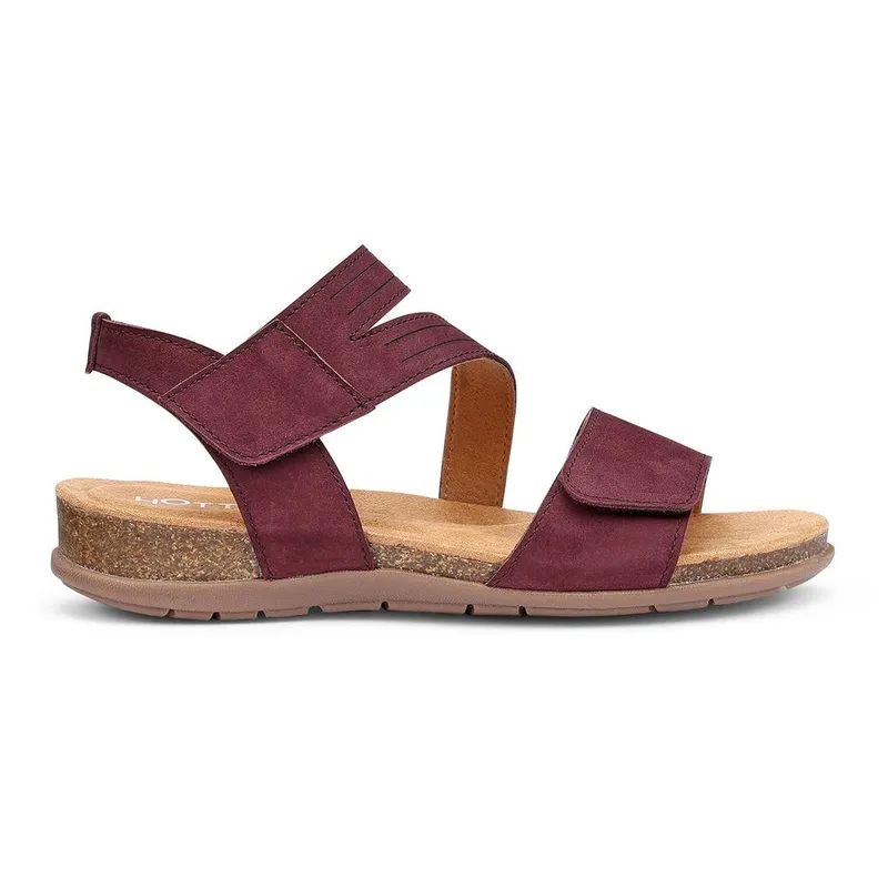 Hotter Women's Ruen Womens Sandals - Red - Size: 4