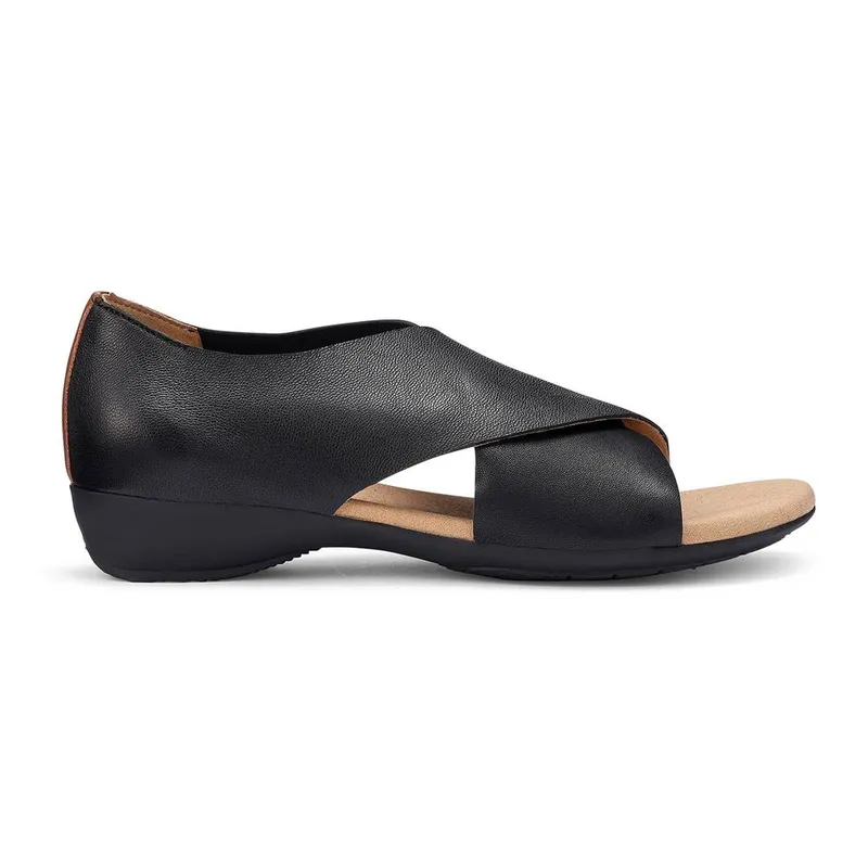 Hotter Women's 'Seren' Sandals in Black Size: 6 Black 6