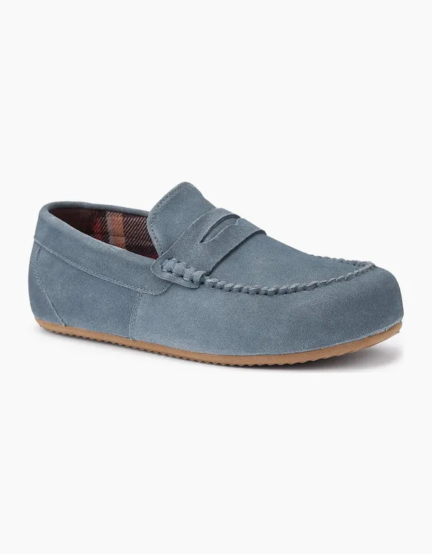 Hotter Women's Serene Womens Slippers - Blue - Size: 4