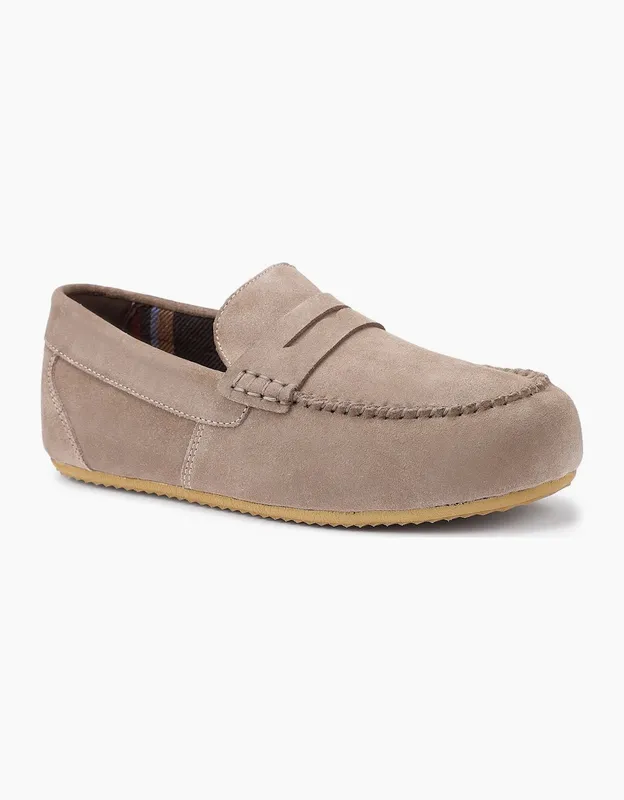 Hotter Women's Serene Womens Suede Slippers - Brown - Size: 5